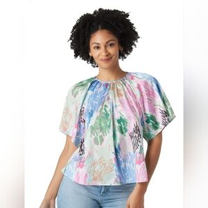 Crosby By Mollie Burch Brynn Too Womens Size S in Painted Garden NEW Nwt